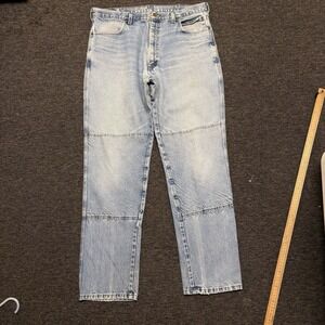 Draggin Jeans Mens 38x32 Denim Kevlar Lined Motorcycle Biker Vintage Made in USA